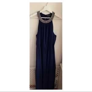 Forever 21+ long navy dress sz XL